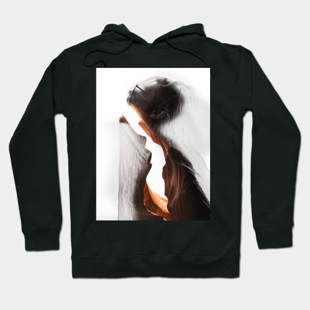 double exposure Hoodie by Rohit929